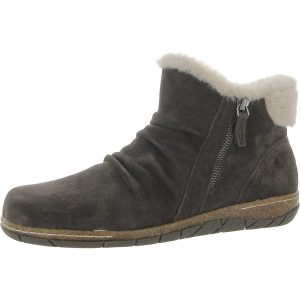 ETERIC Wildleder Kunstpelz gefüttert Stiefeletten