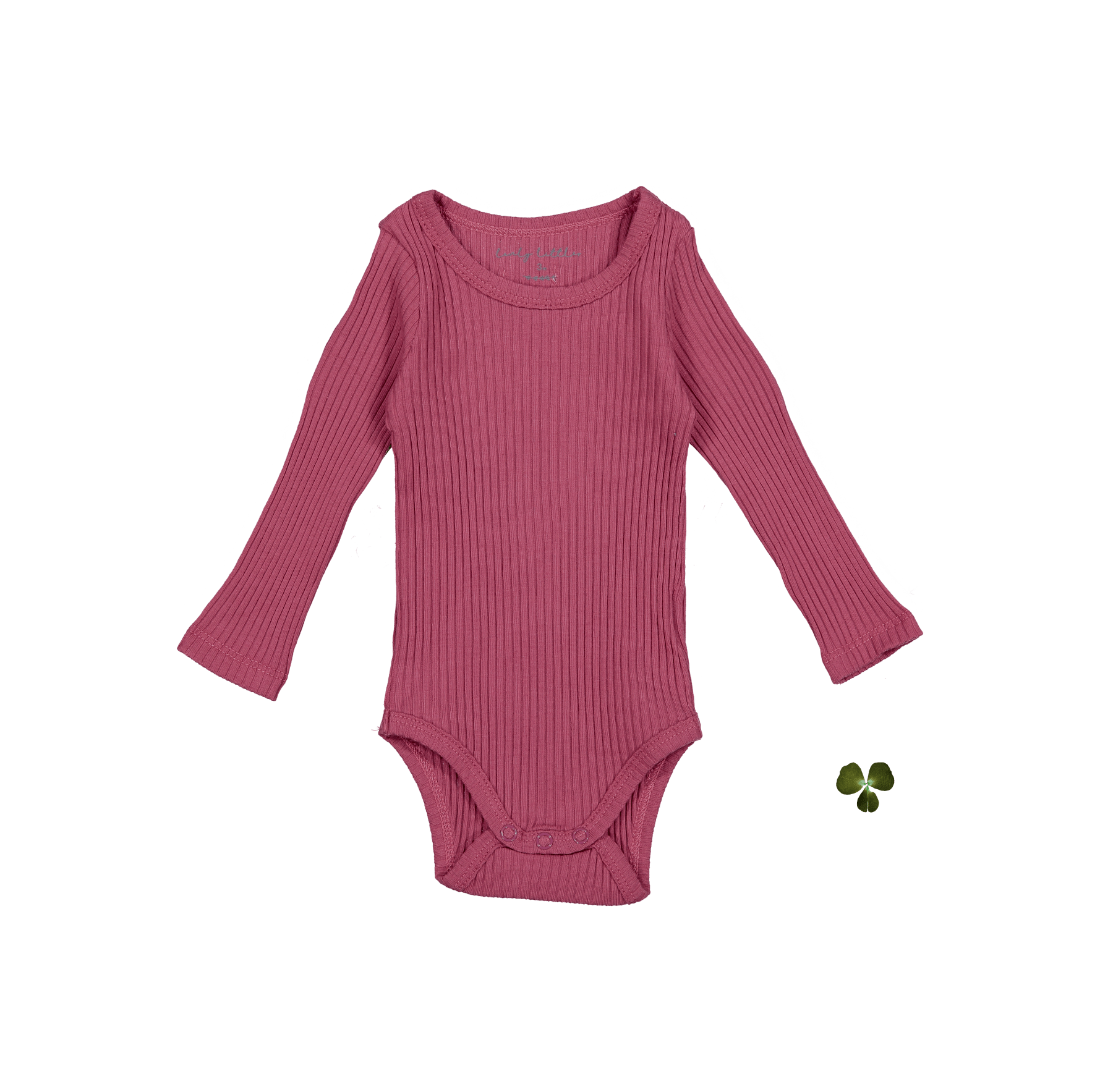 Der Langarm Onesie – Himbeere