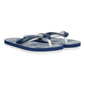 Roberto Cavalli Kinder blau / weiß Flip Flop