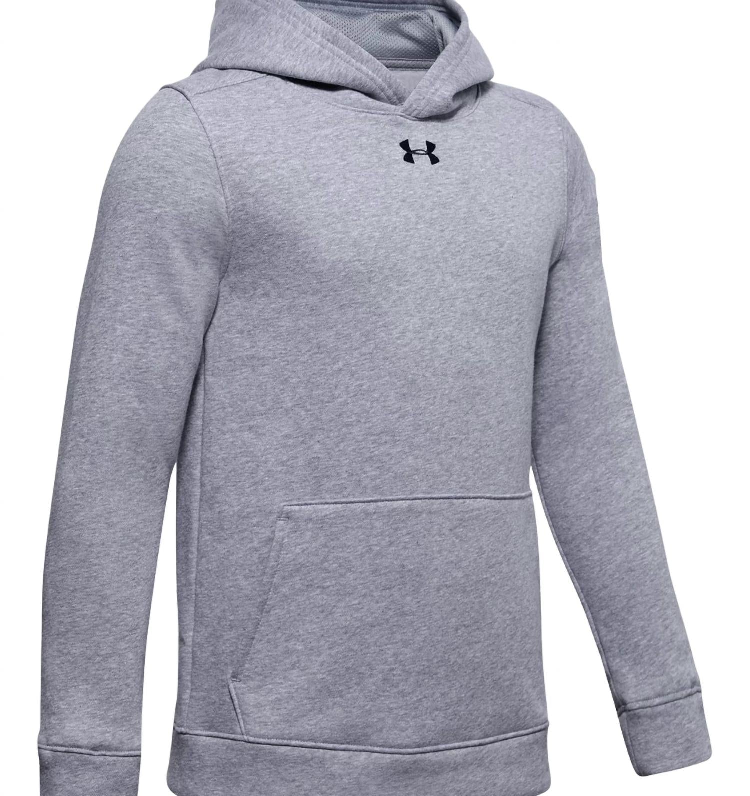 Jugend Hustle Fleece Hoody in True Grau Heather/schwarz