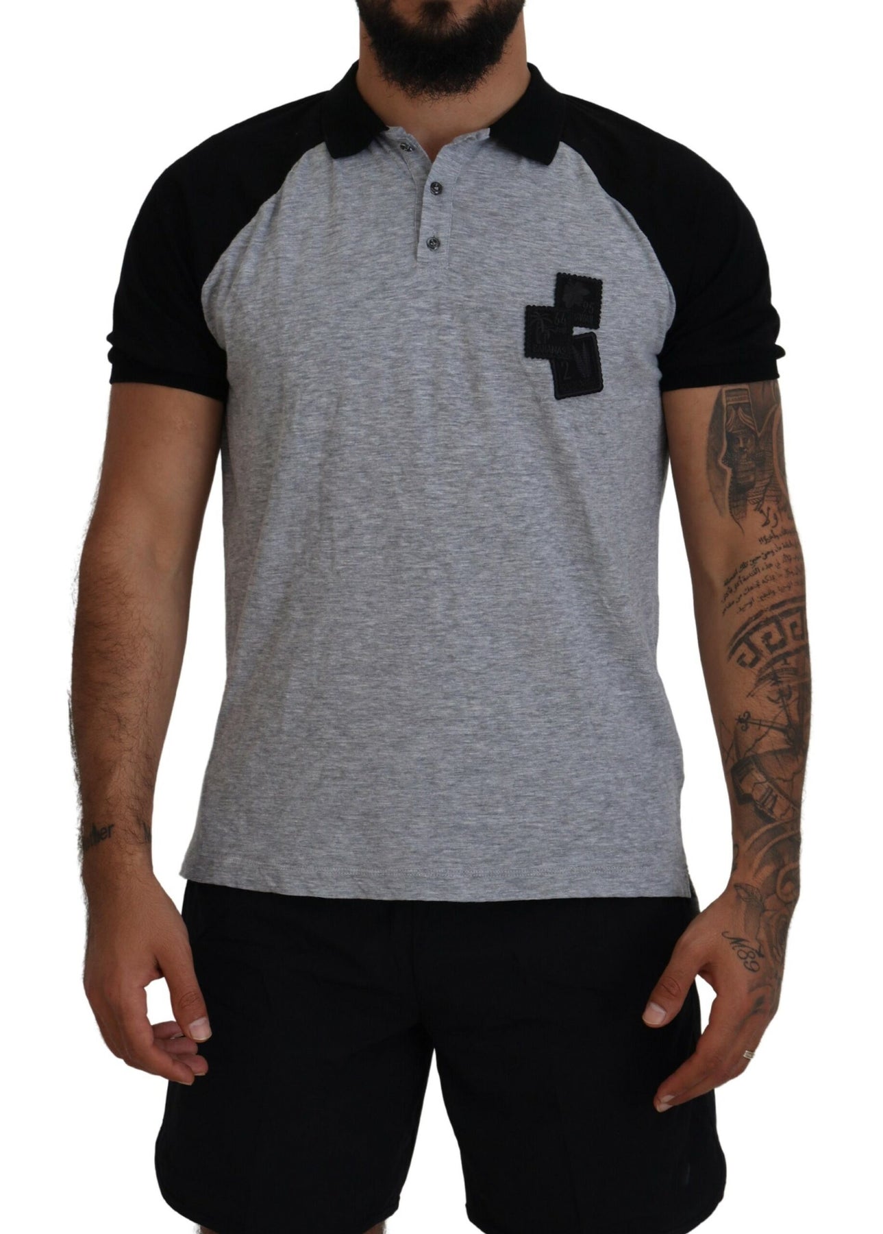 Dsqua2 Baumwolle Kurzarm Colla Herren T-Shirt