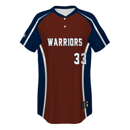 Holloway Damen Freestyle Sublimated 2-Knopf Softball Jersey
