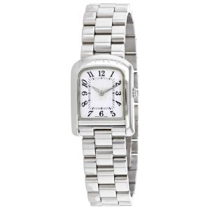 Coach Damen Silber Armband Weißes Zifferblatt Uhr