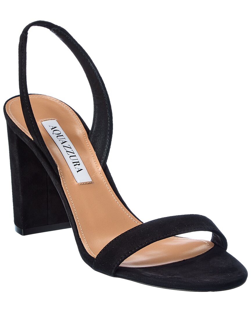 Aquazzura So Nude 85 Wildleder Slingback Sandale
