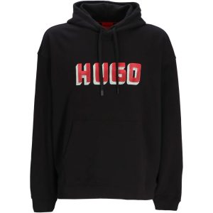 Hugo Herren diqerio 3D Logo Sweatshirt, schwarz