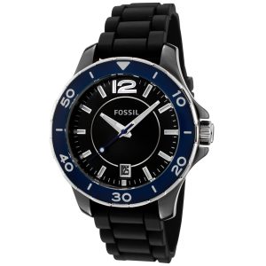 Fossil Damen klassische schwarze Zifferblatt Armbanduhr