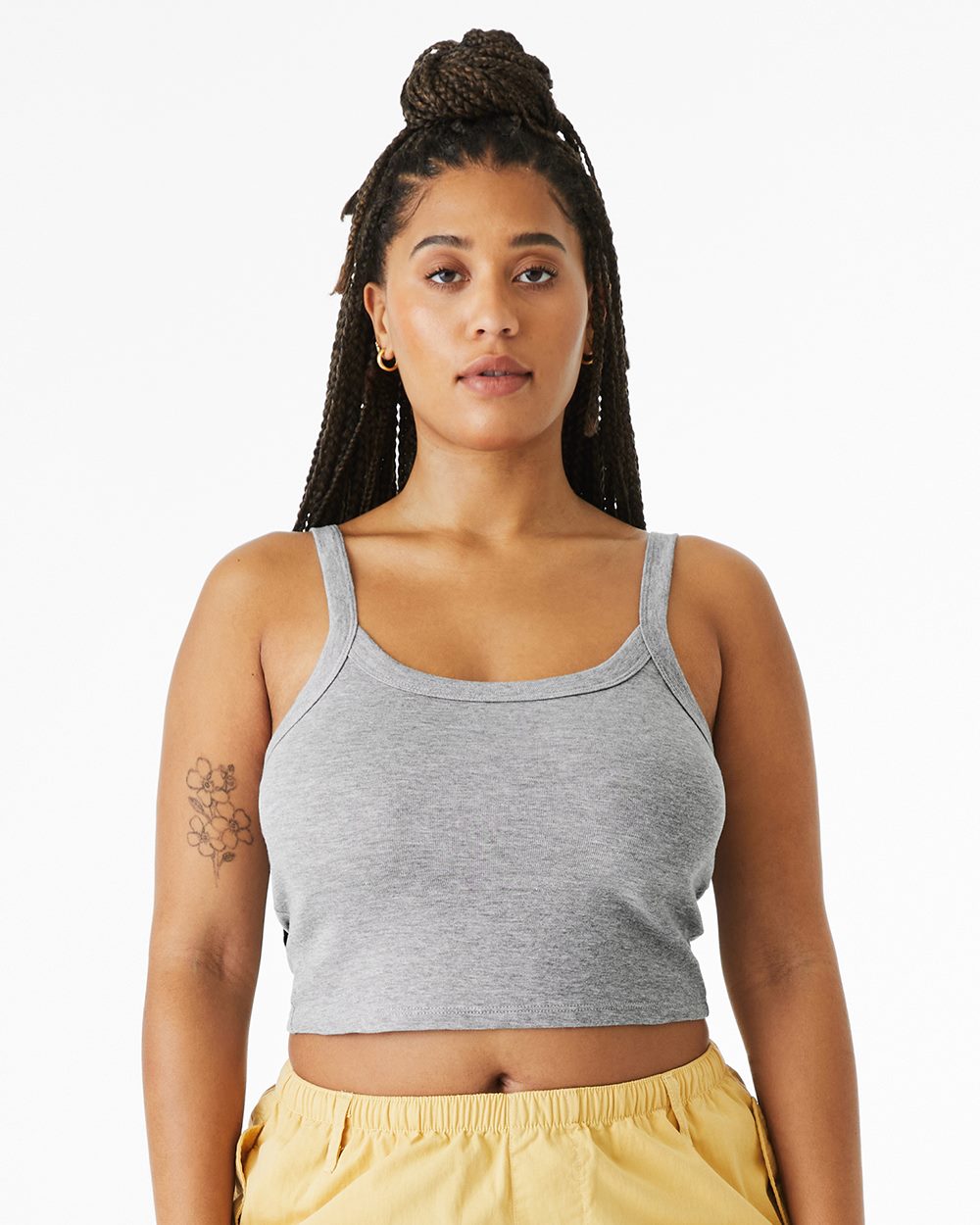 BELLA + CANVAS Damen Micro Rib Spaghetti Strap Top BC1012