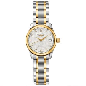Longines Damen Meister Silber Zifferblatt Armbanduhr