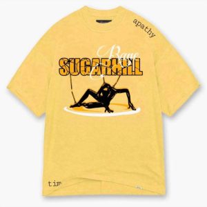 Herren Apathie T-Shirt in Buttergelb 7733810921532