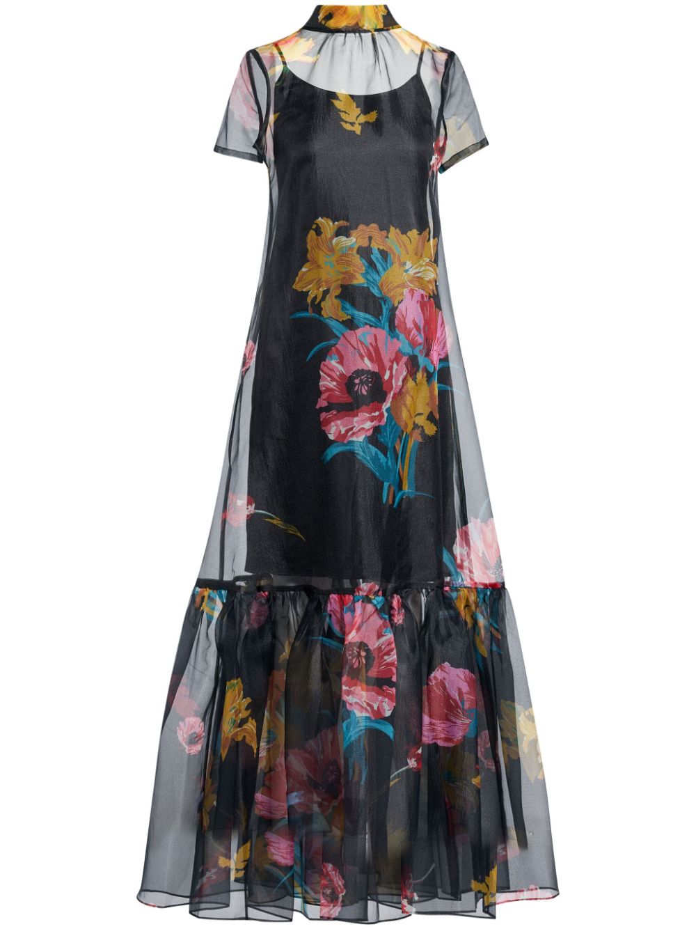 Staud Damen Calluna bodenlangen Kleid, erste Bloom Night