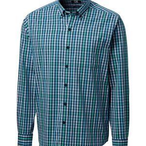 Cutter & Buck Herren Anker Doppel Check Hemd