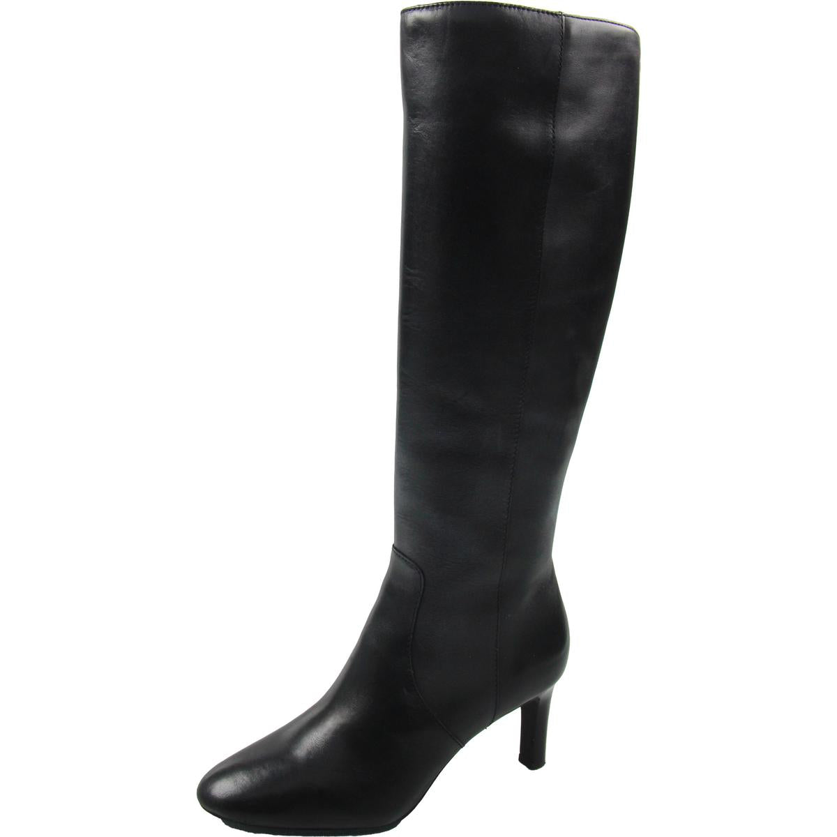 Schwarze Leder Pumps von Caelynn II – Stiefel
