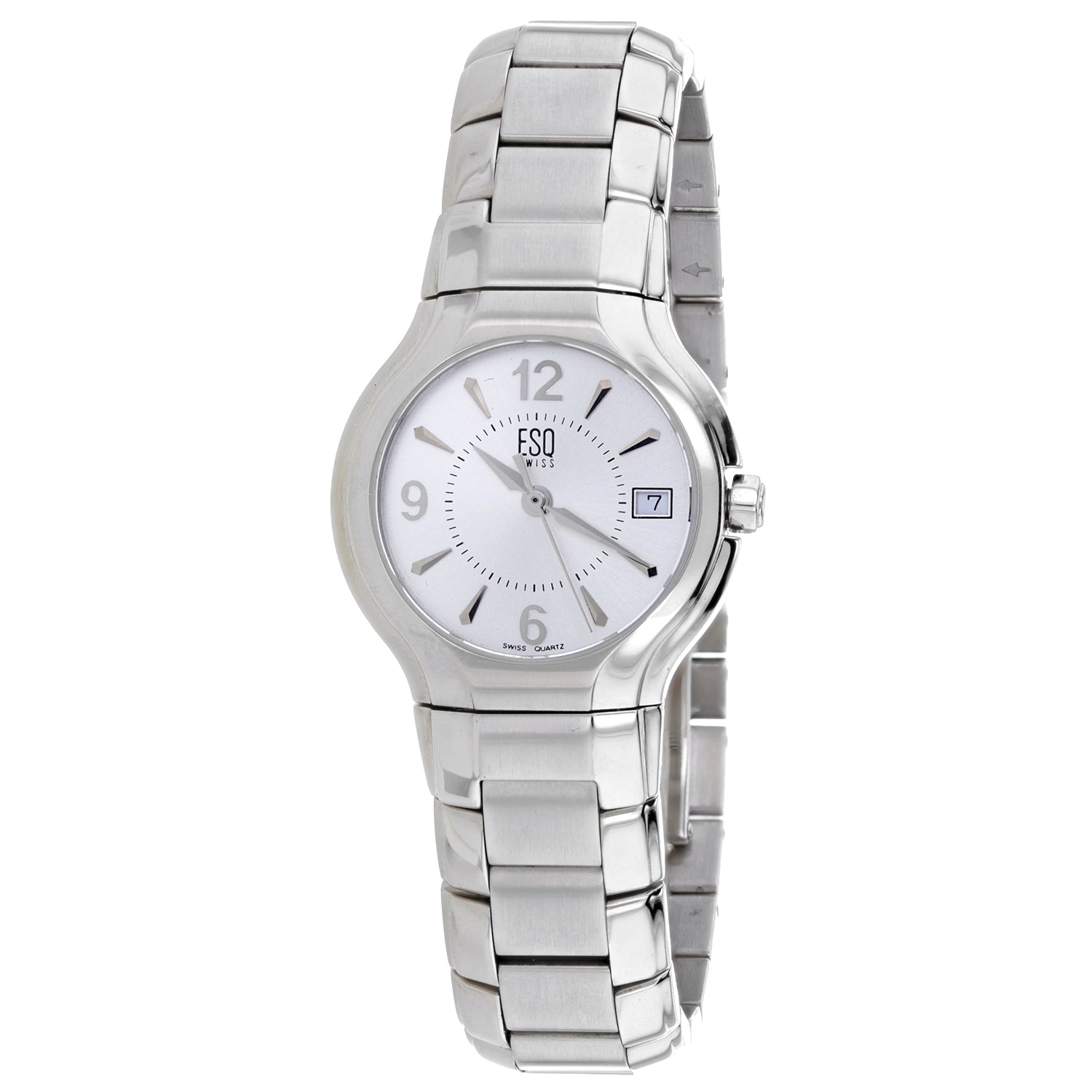 ESQ Damen klassisch Silber Dial Uhr
