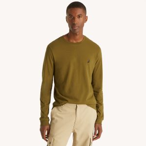 Nautica Crewneck Langarm-T-Shirt