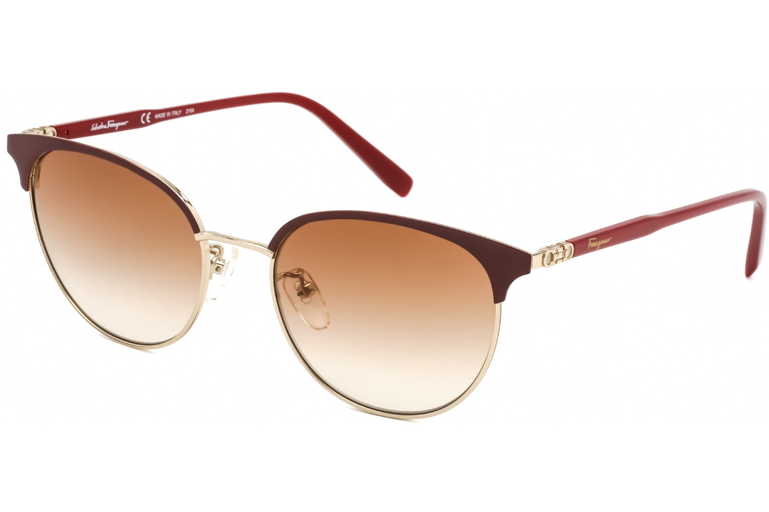 Salvatore Ferragamo SF2201S 744 Runde Sonnenbrille 53 mm