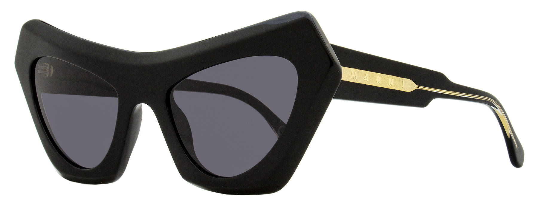 Marni Damen Cat Eye Sonnenbrille Devil's Pool ZTJ Schwarz 56mm