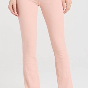 Insider Hover Hoch oben gerade Jeans in Pfirsich parfait