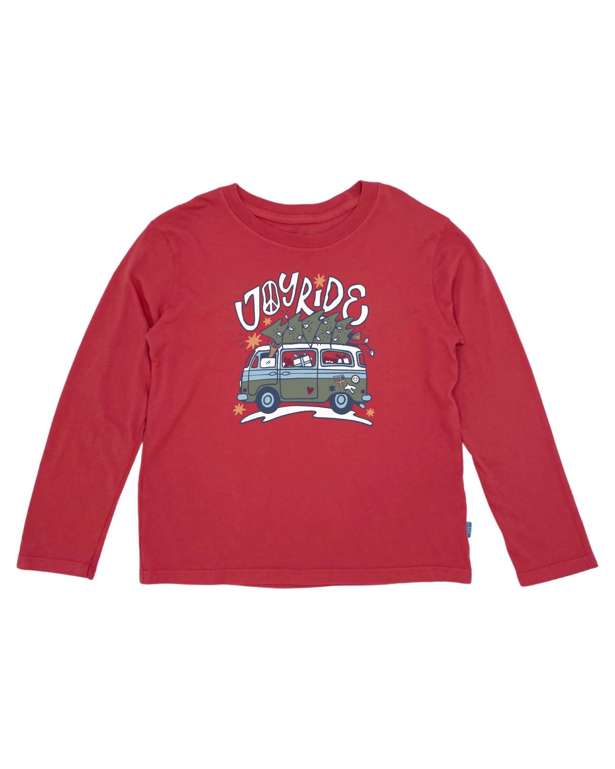 Kinder Joyride Langarm-T-Shirt in Chili-Pfeffer
