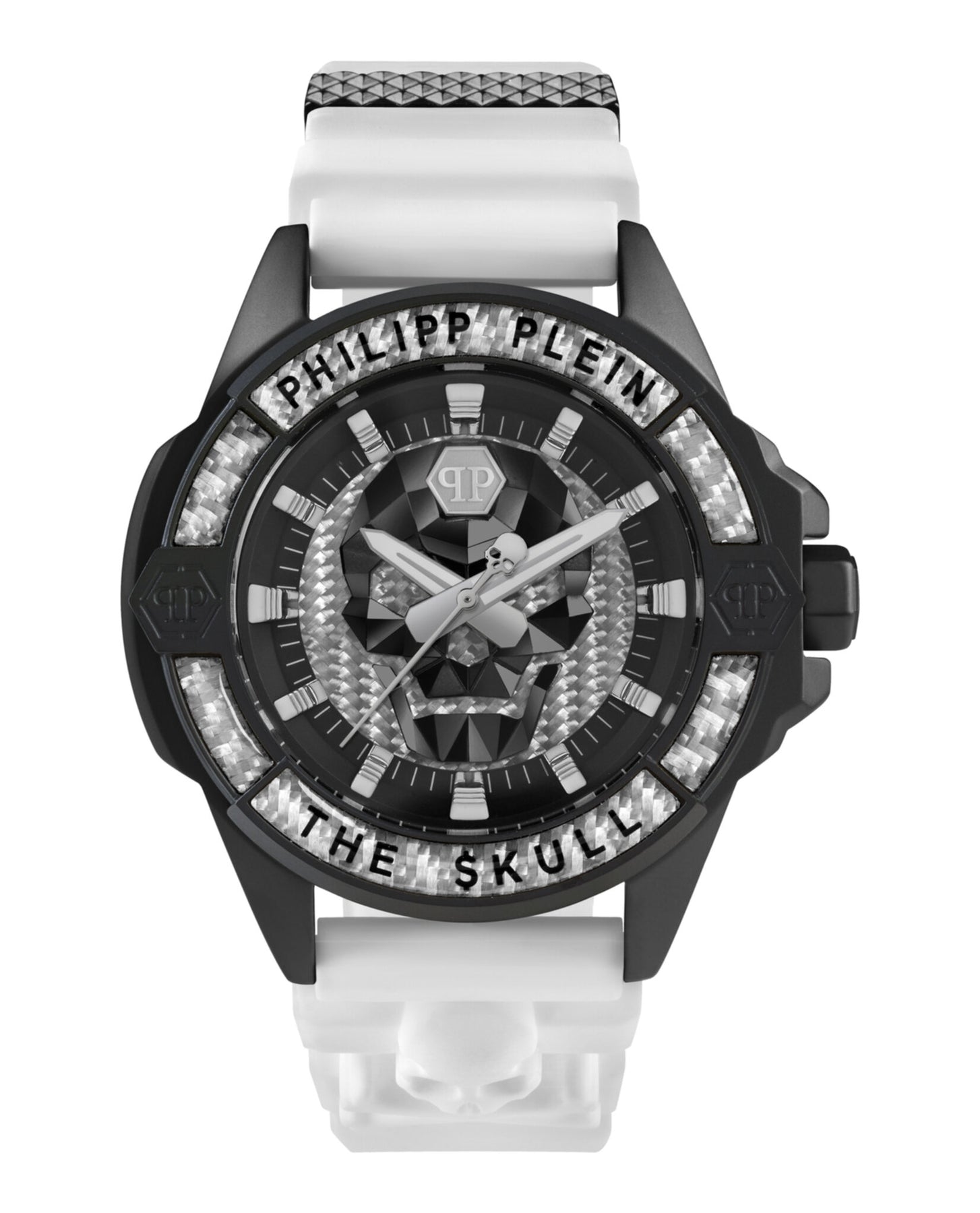 Die Kull Carbon Fiber Silicone Armbanduhr