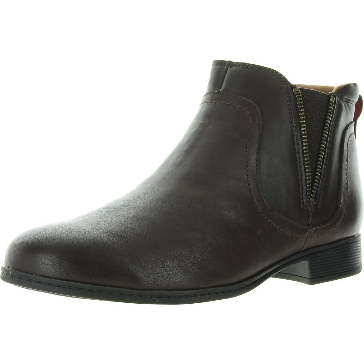 CROSBIE GORE Gepolsterte Fußbett Leder Stiefeletten