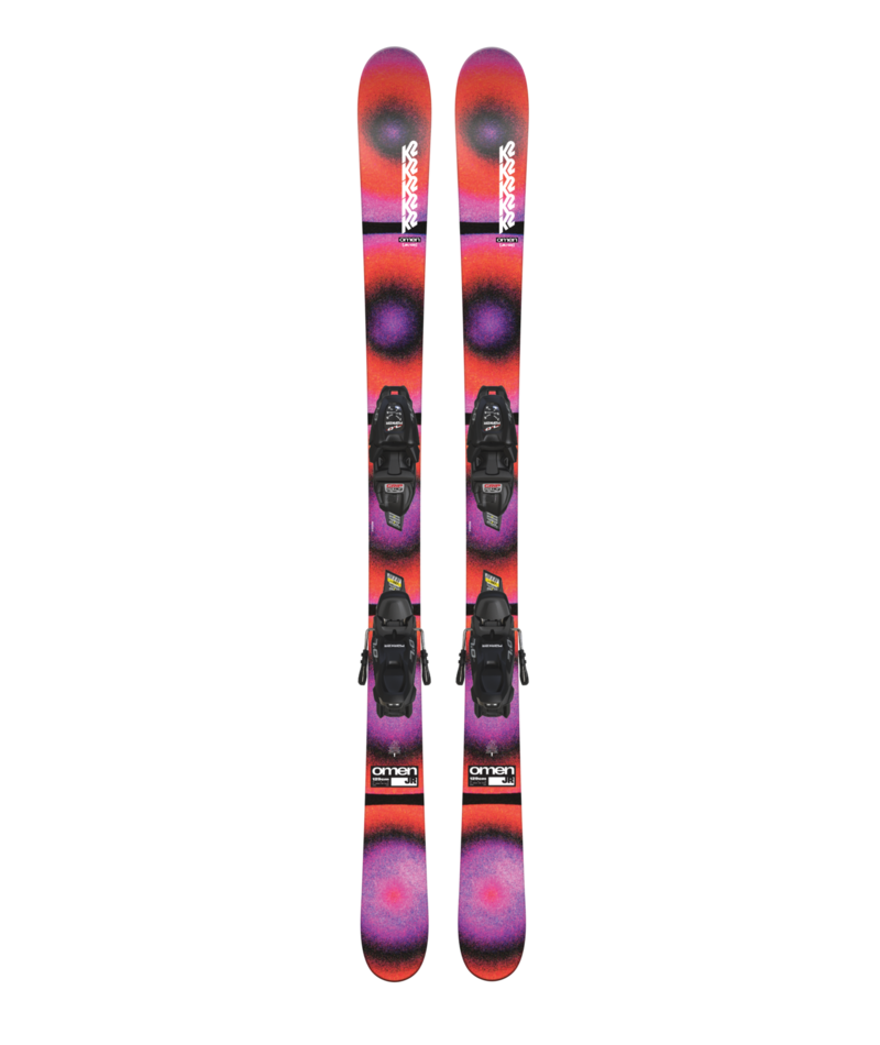 K2 Omen Jr Skis + FDT Bindungen – 2025 – Kinder