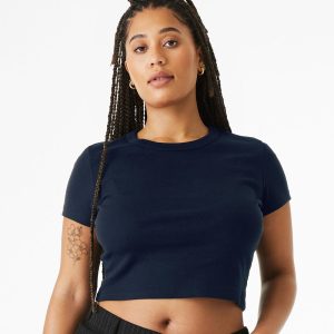 BELLA + CANVAS Damen Mikro Rippe Baby Tee BC1010