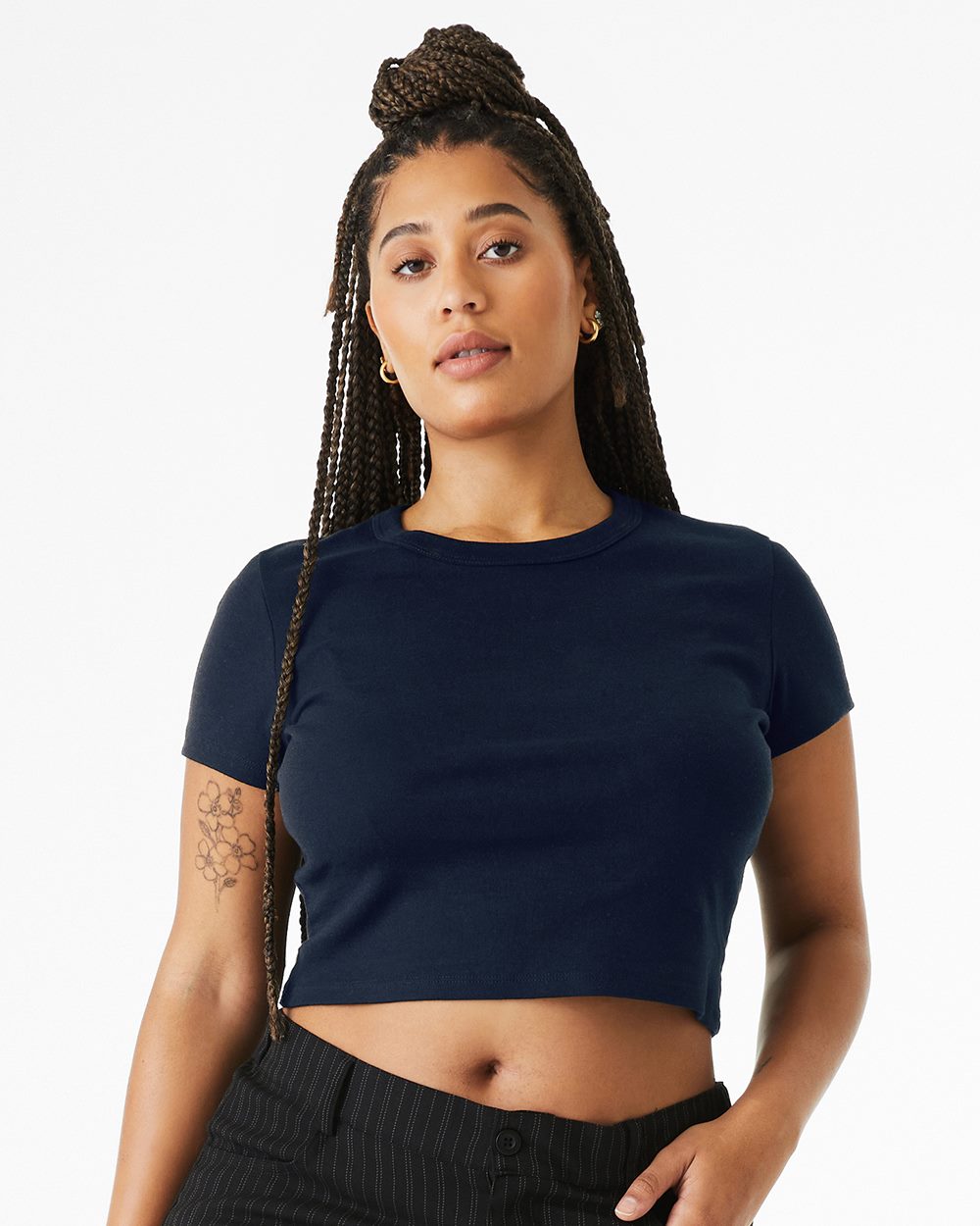 BELLA + CANVAS Micro Rib Baby T-Shirt für Damen BC1010
