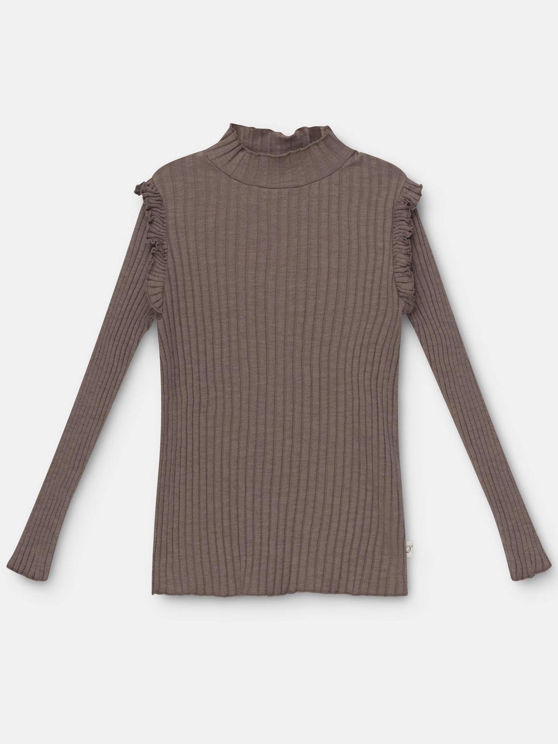 Kinder Elise Rüschen Top in Camel
