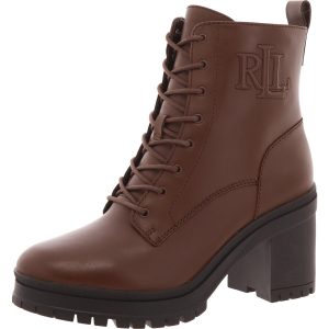 CAMERON-BO-BTE mit Schnürung Leder Motorrad Stiefel