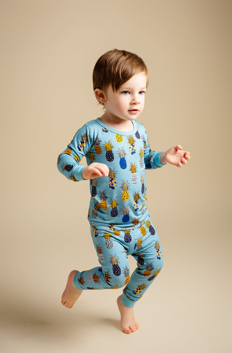 Gefangen im Regen (Ananas) Langarm PJ's