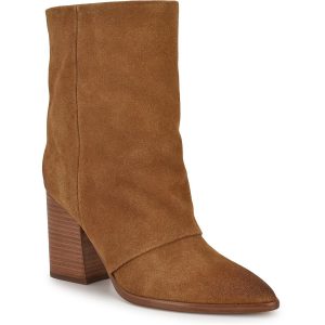 Chaye Wildleder-Stiefel, fest, mittelgroß
