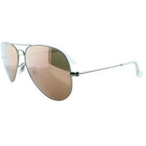 Ray-Ban unisex RB3025 58mm Sonnenbrille, silber