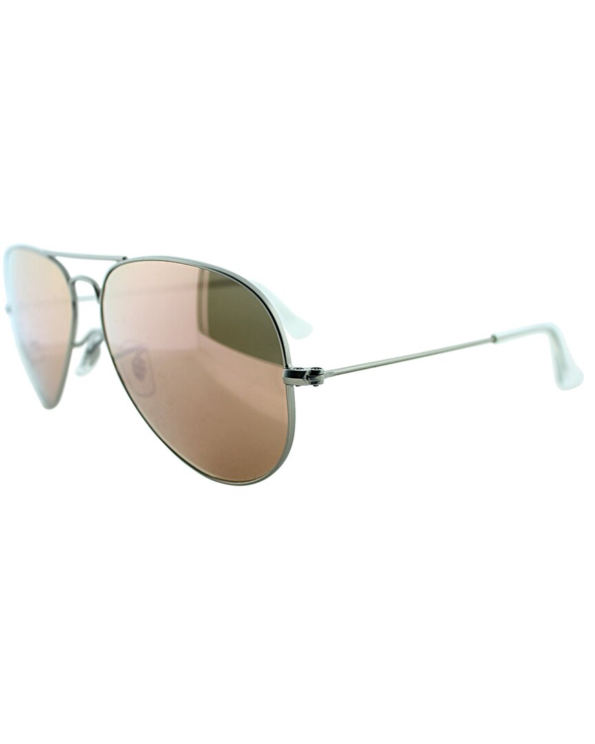 Ray-Ban Unisex RB3025 58mm Sonnenbrille, Silber