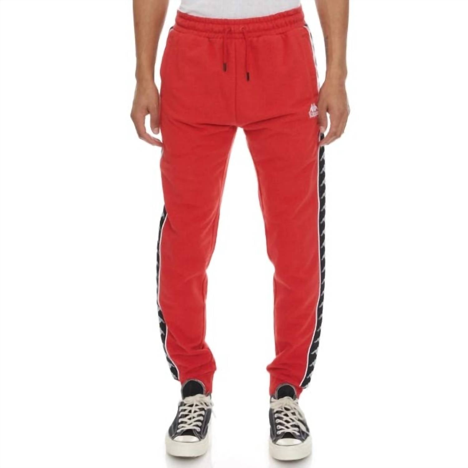 Herren 222 Banda Alanz 2 Sweatpants in Rot/schwarz