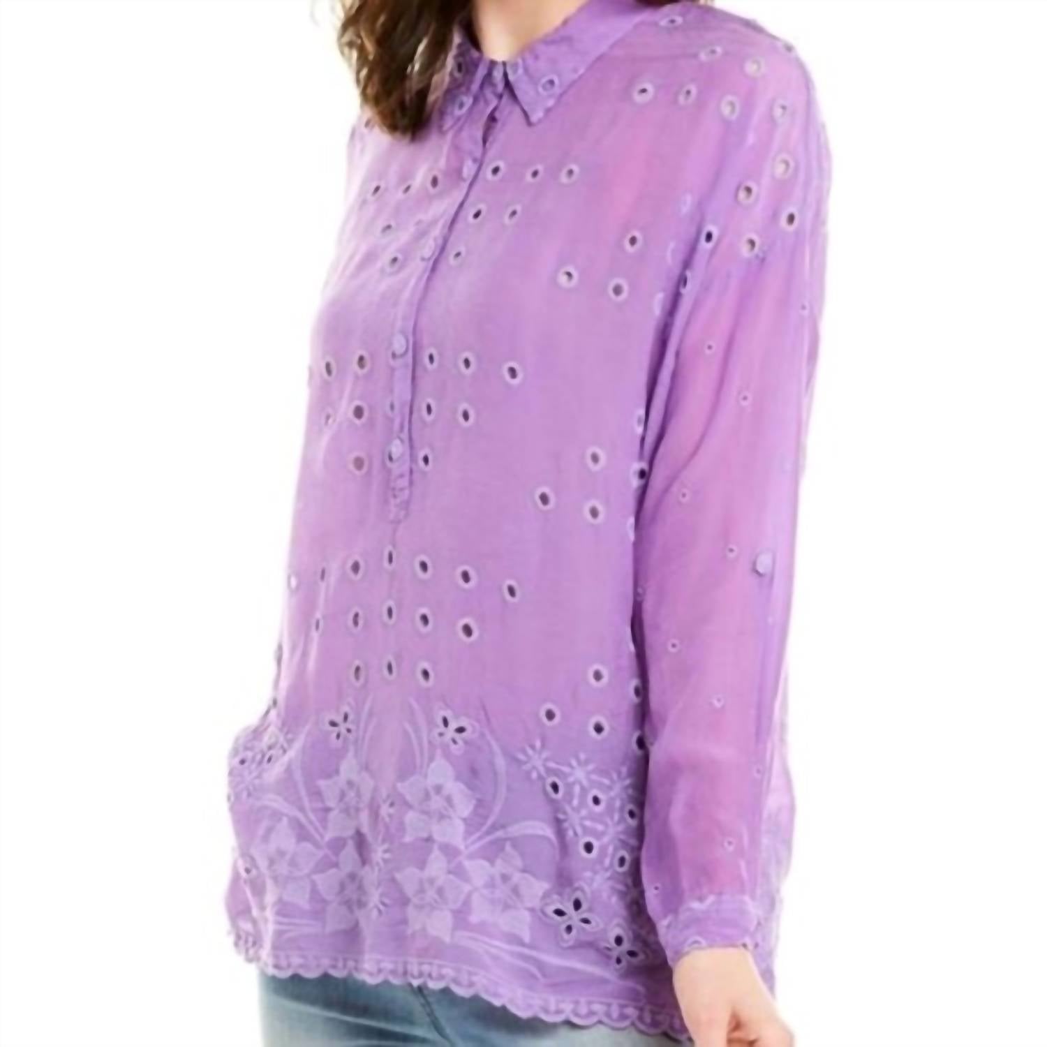 Mindy Bluse in lila