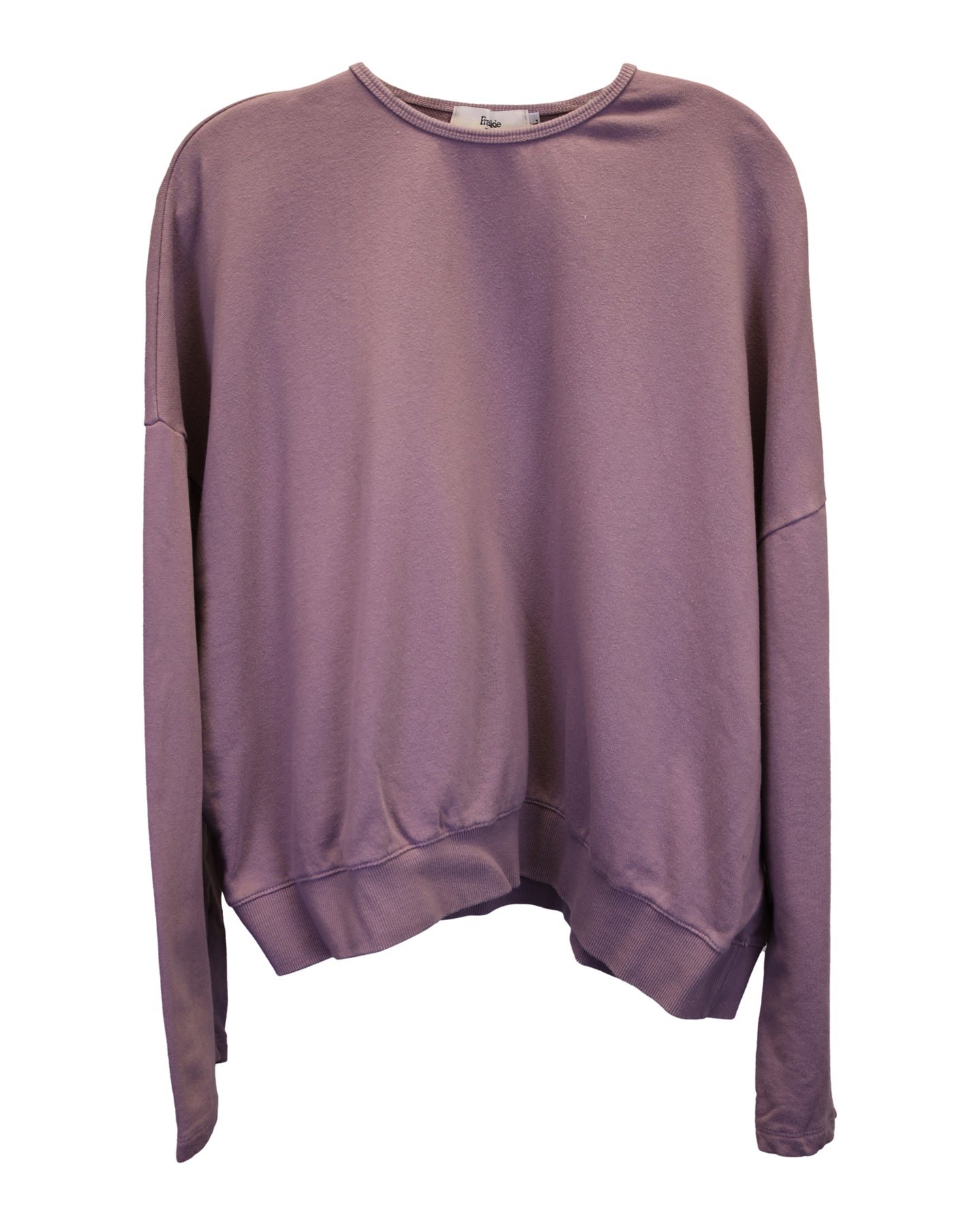 Frankie Shop Jaimie Sweatshirt aus lila Baumwolle