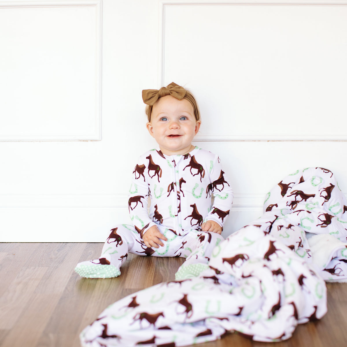 Pferd Fuß Onesie
