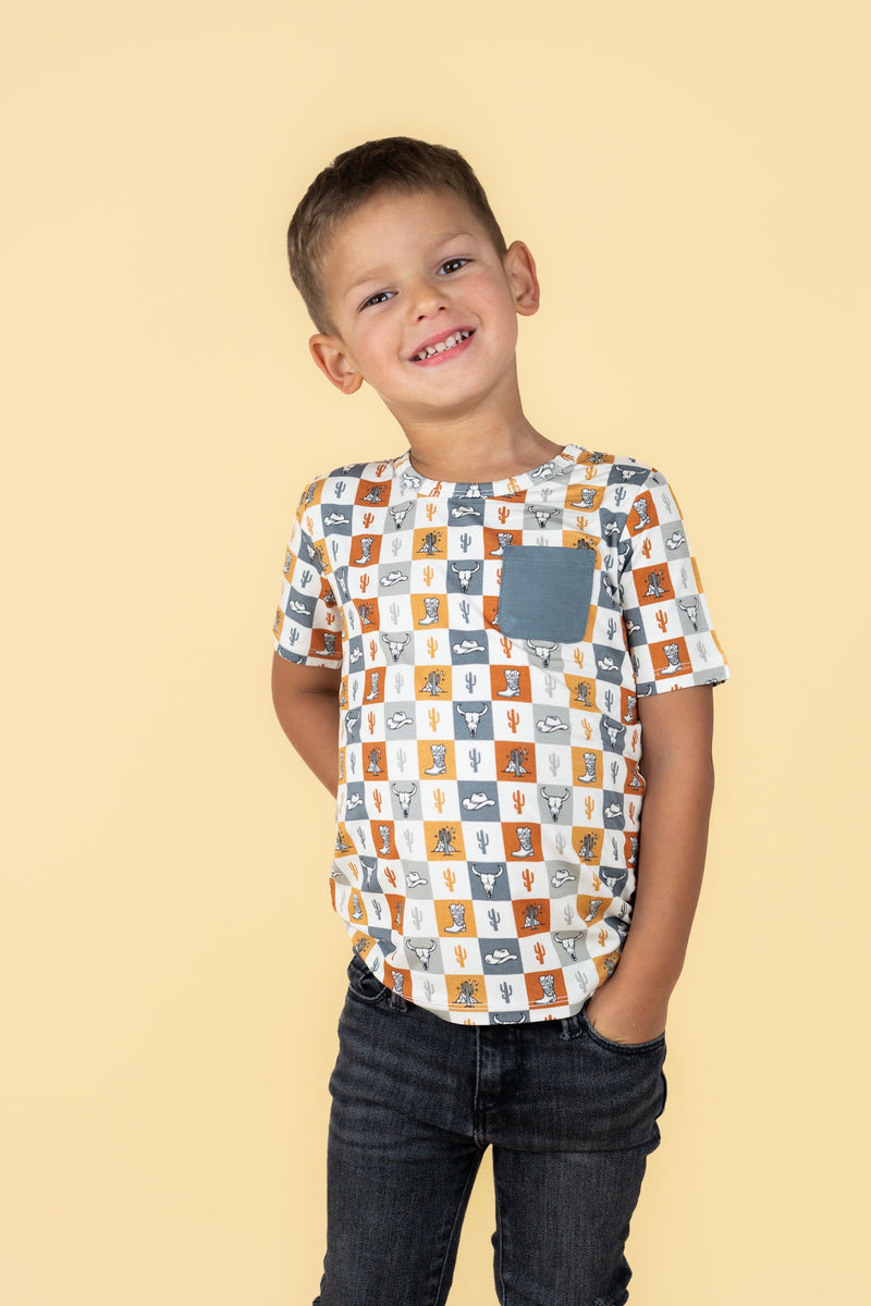 WILD WEST CHECKERS DREAM Tasche TEE