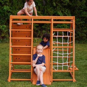 Avenlur Magnolia – Outdoor und Indoor – Echtholz umweltfreundlich 7 in-1 Spielset für Kleinkinder Kleine Kinder