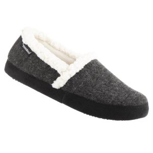 Damen ‚äôs microsuede marisol geschlossene hinten slipper in schwarz 7733779103804