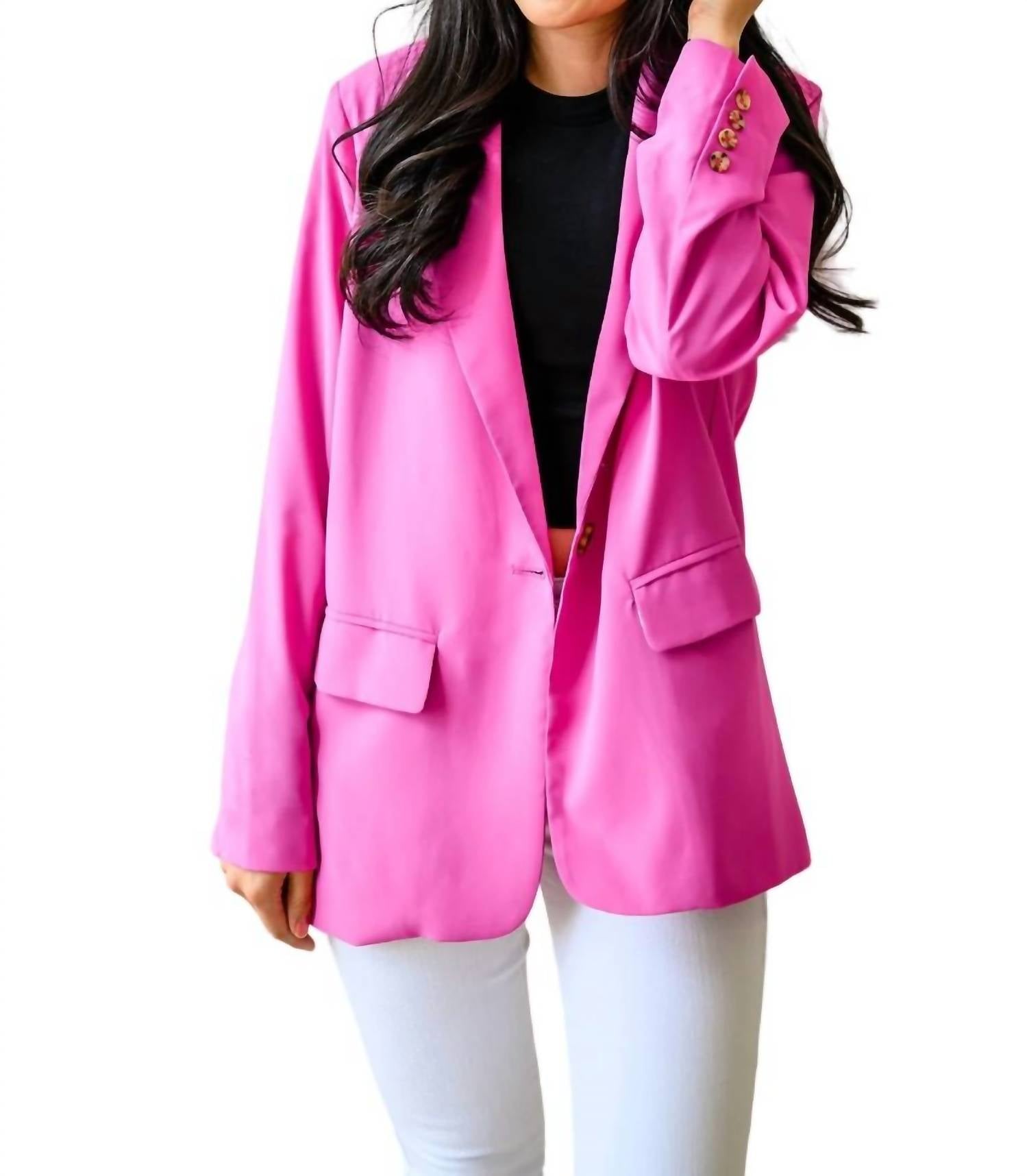 Täglich Blazer in Fuschia