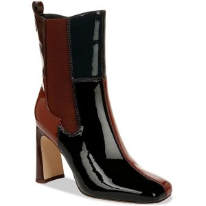 ELLE Stretch Leder mittelkalb Stiefel