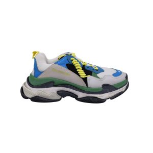 Balenciaga Sneaker Triple S aus mehrfarbigem Leder, Wildleder und Mesh