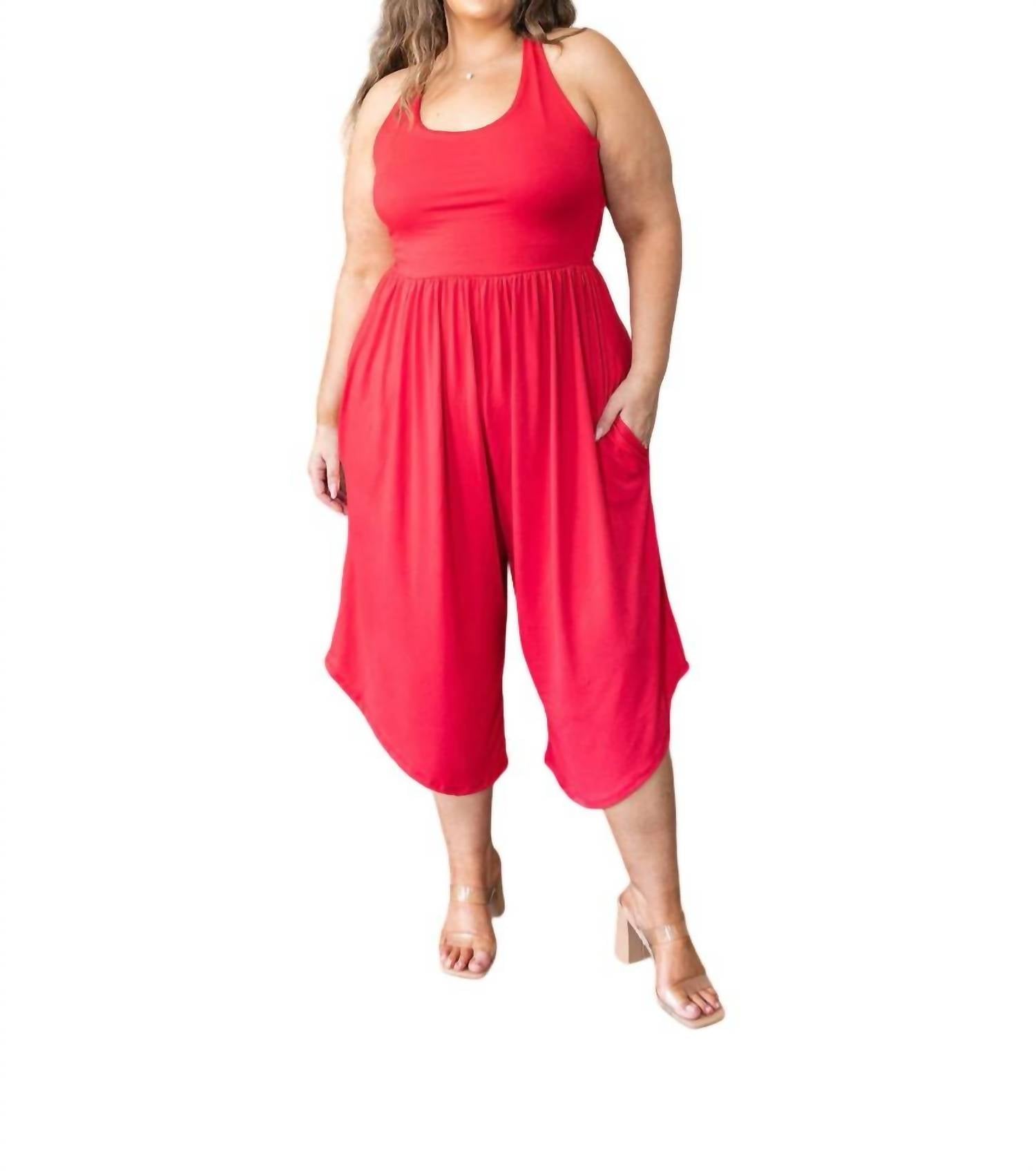 Gute Idee Jumpsuit in Rot