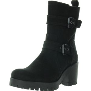 Bedford Reißverschluss Nubuck Mid-Kalb Stiefel