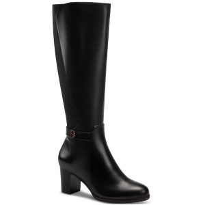 Mia Leder große Mittelkalb Stiefel