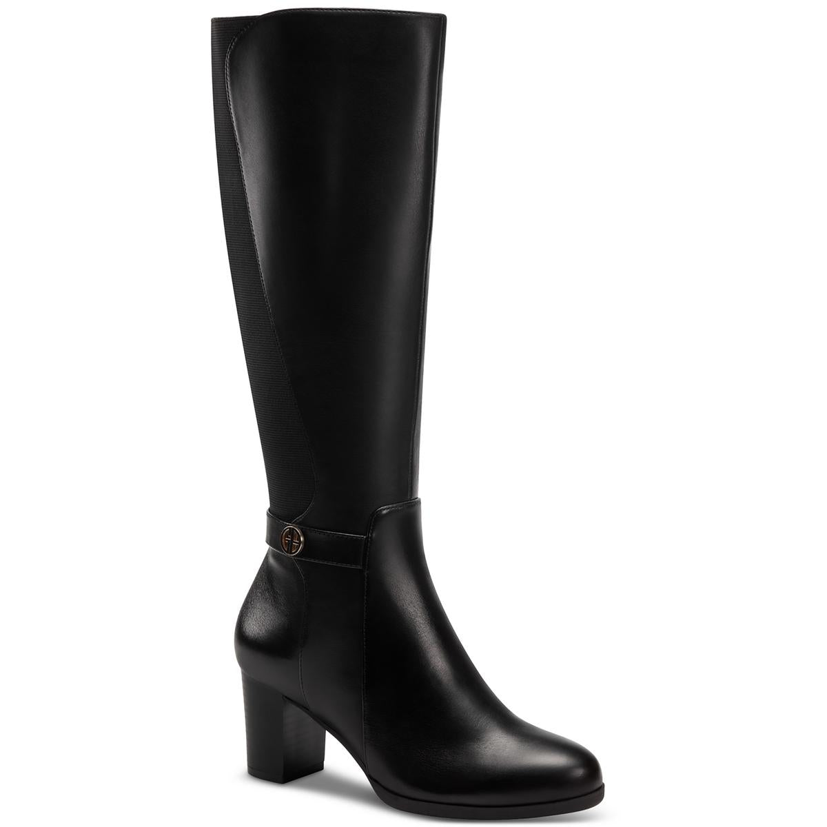 Schwarze Leder Pumps von Mia – Stiefel