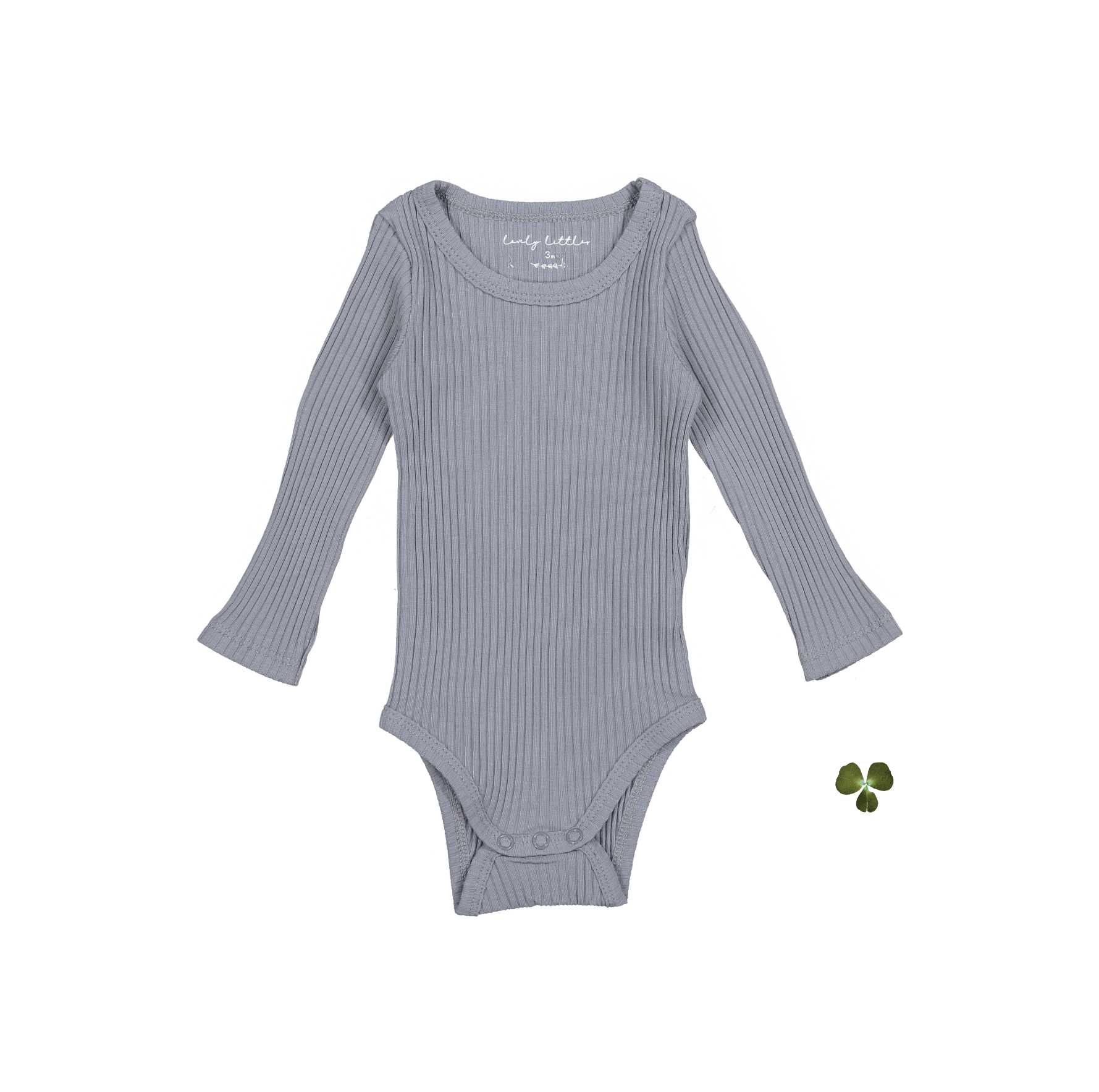 Der Langarm Onesie – Slate