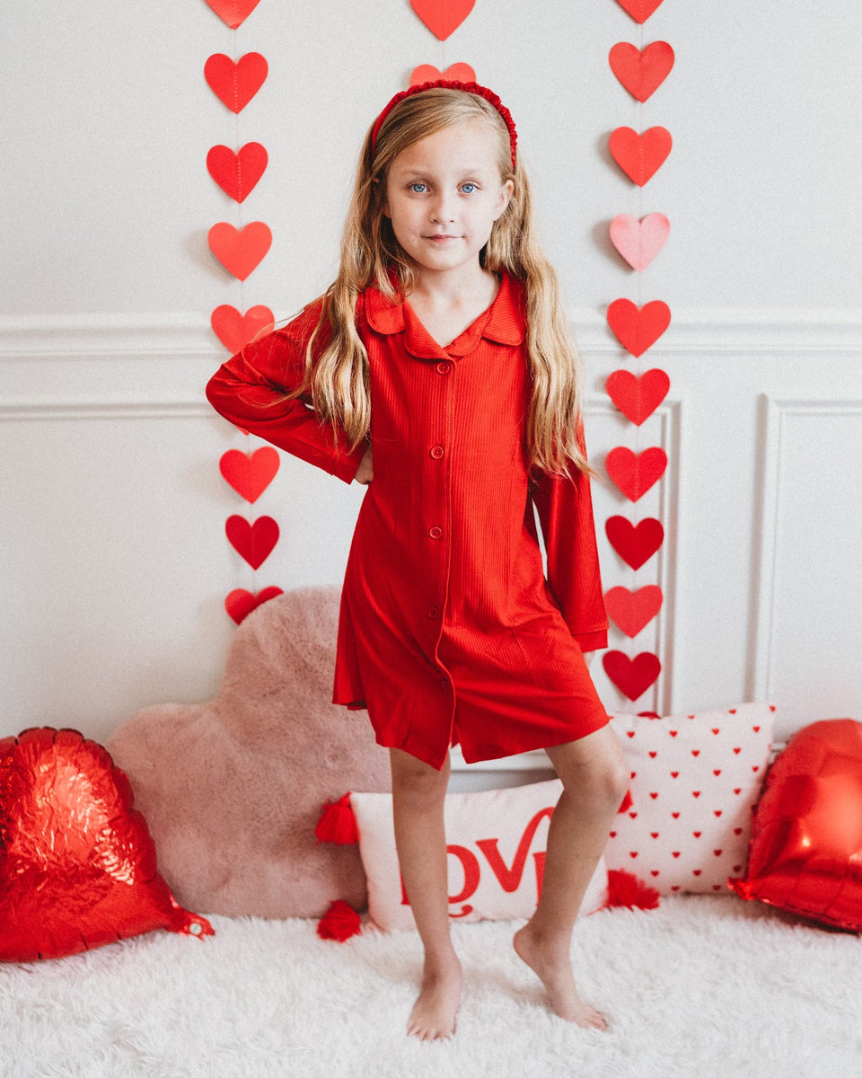 Rot RIB GIRL'S DREAM Abendkleid