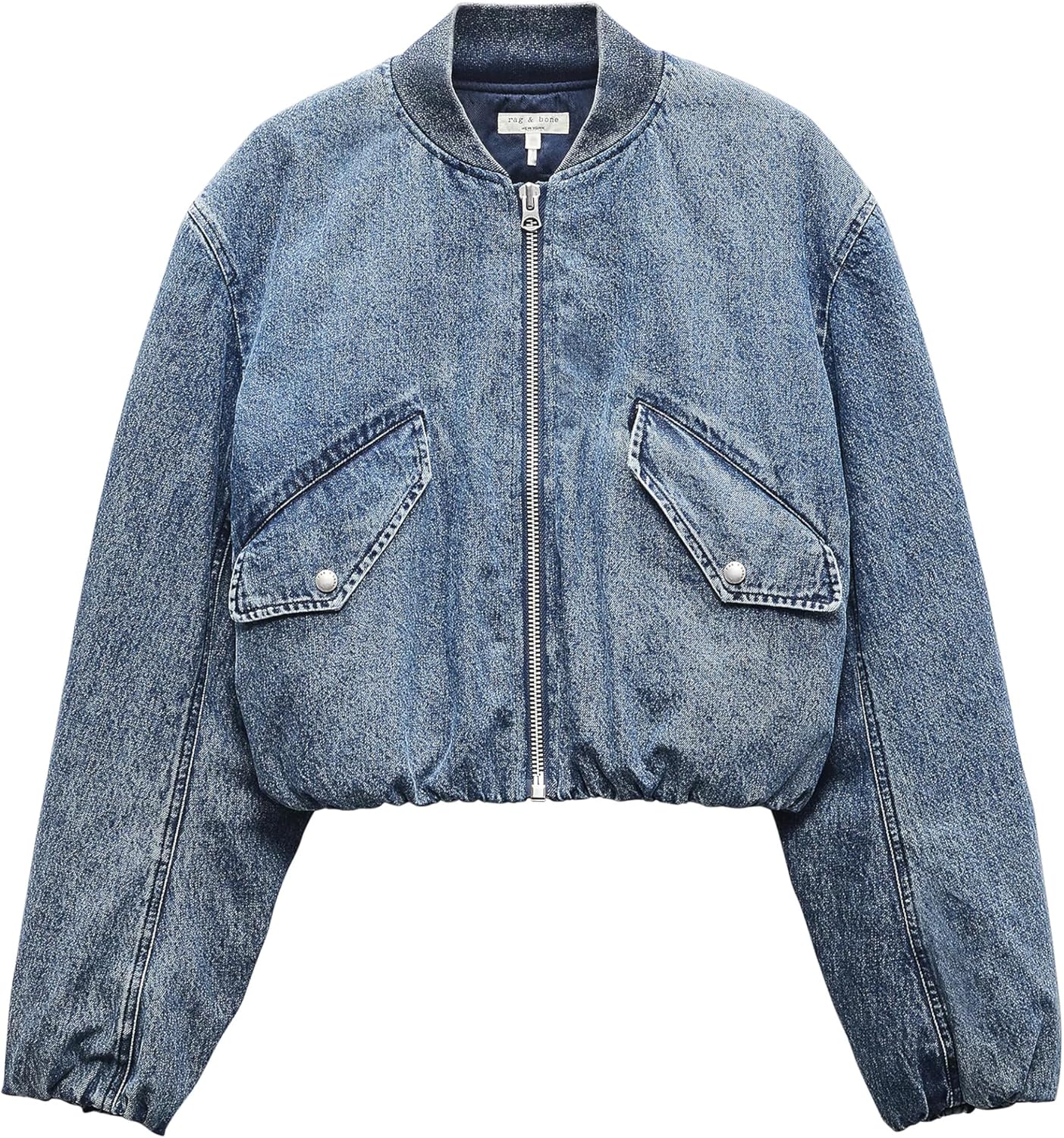Rag & bone Maggie verkürzt Denim Bomberjacke für Damen, Amara